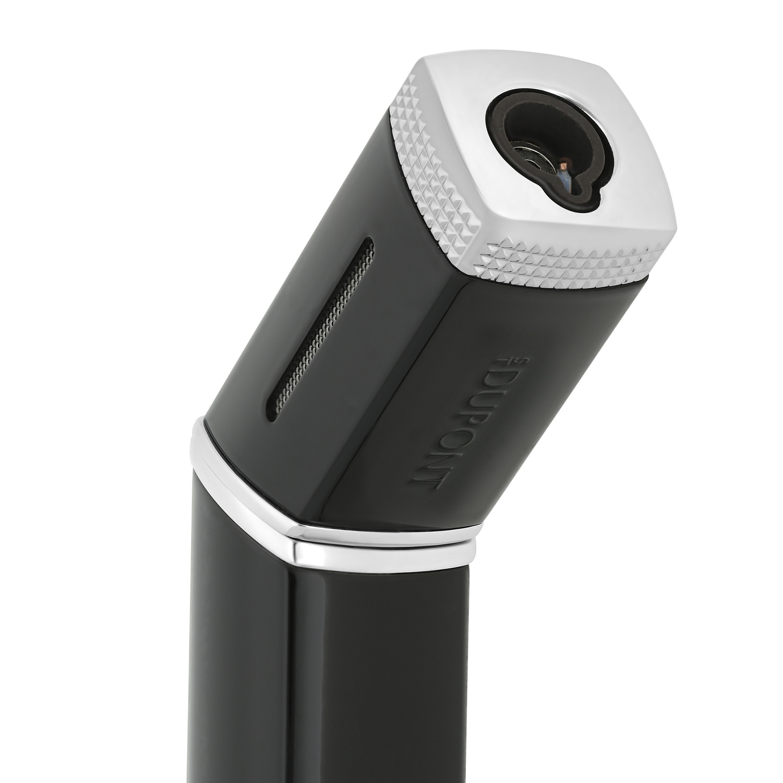 Torch Lacquered lighter silver view 2