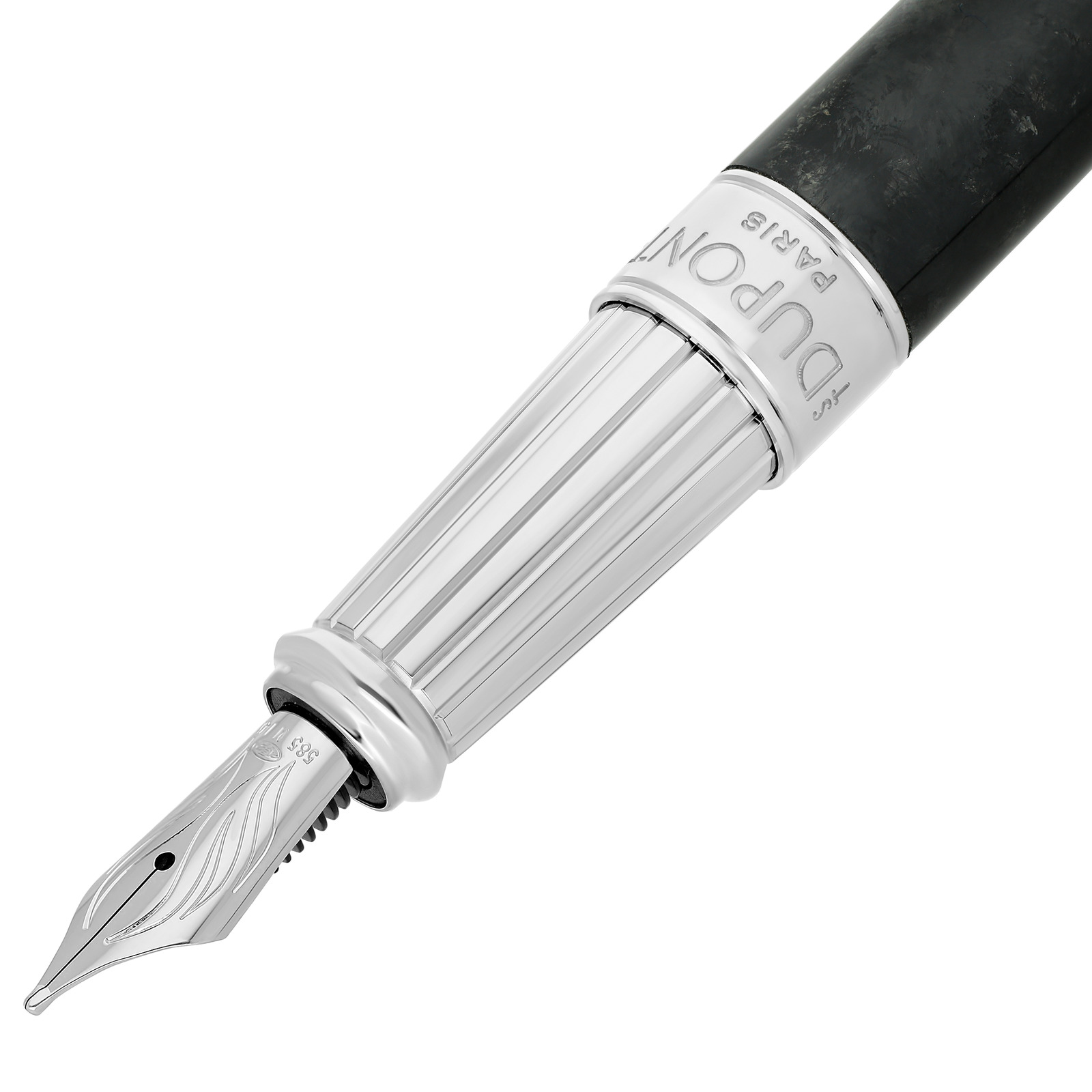 line d eternity Fountain pen medium Savoir-Faire Popote black view 2