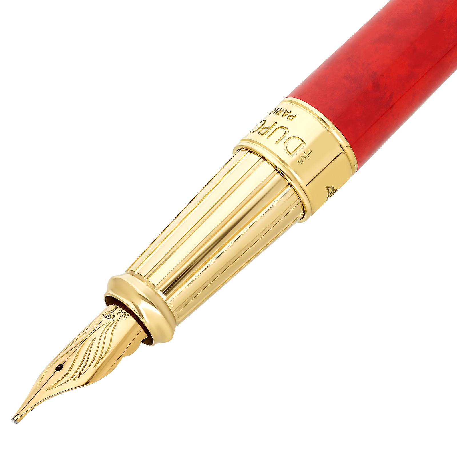 line d eternity Fountain pen large Savoir-Faire Popote red view 2