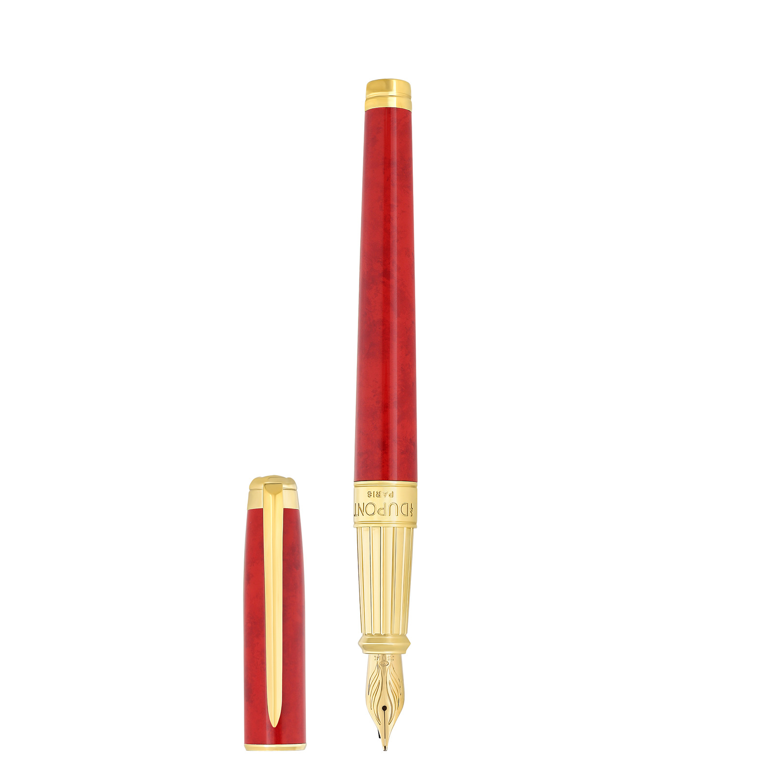 line d eternity Fountain pen large Savoir-Faire Popote red
