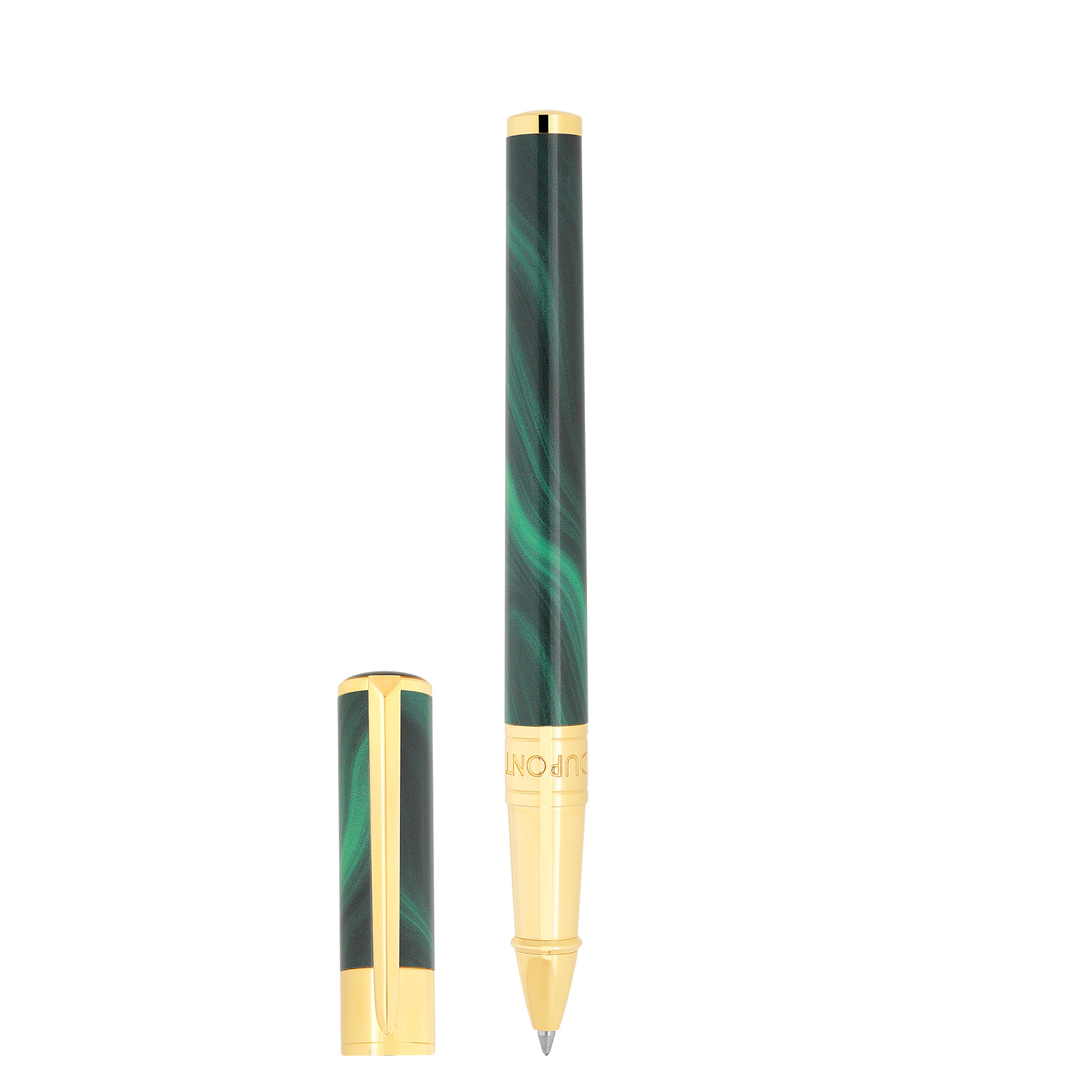 Initial Stylo roller Géode green view 3