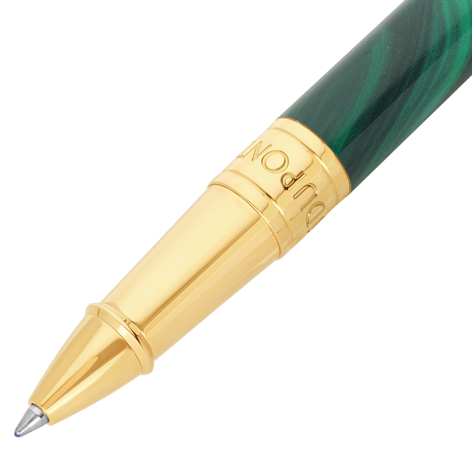 Initial Stylo roller Géode green view 2
