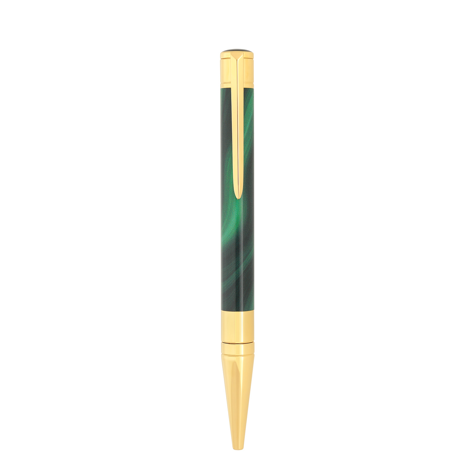 Initial Ballpoint pen Géode green