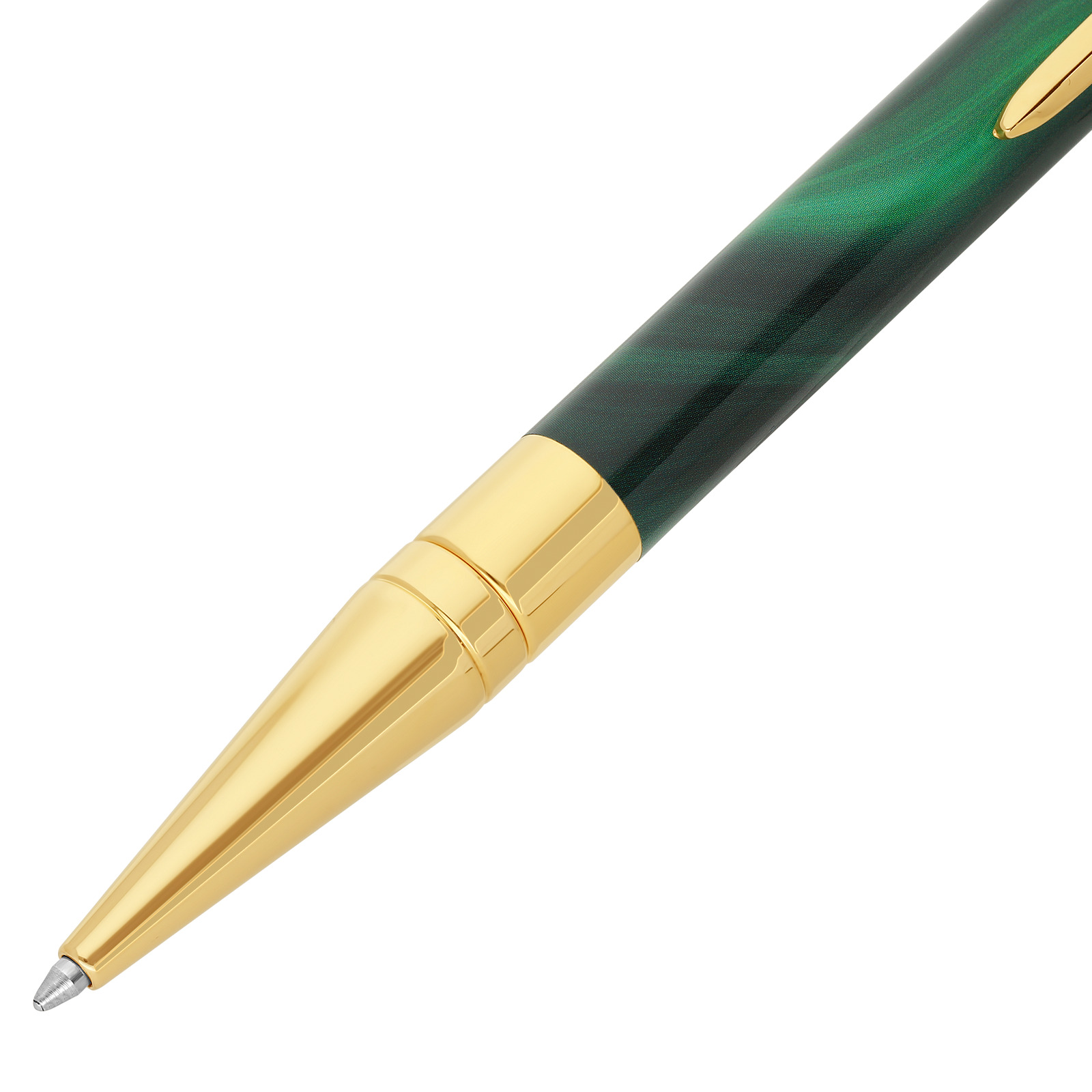 Initial Ballpoint pen Géode green view 2