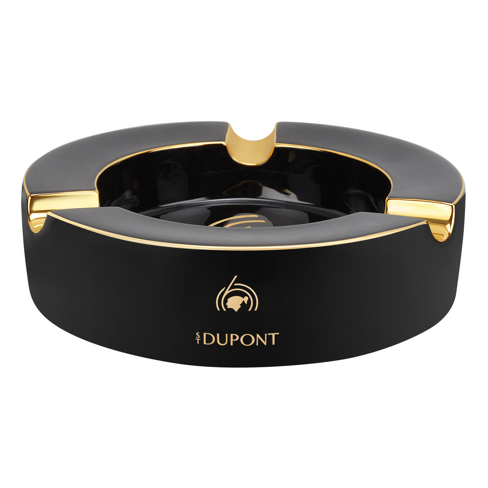 Ashtray XL Porcelain Cohiba 60 black view 2