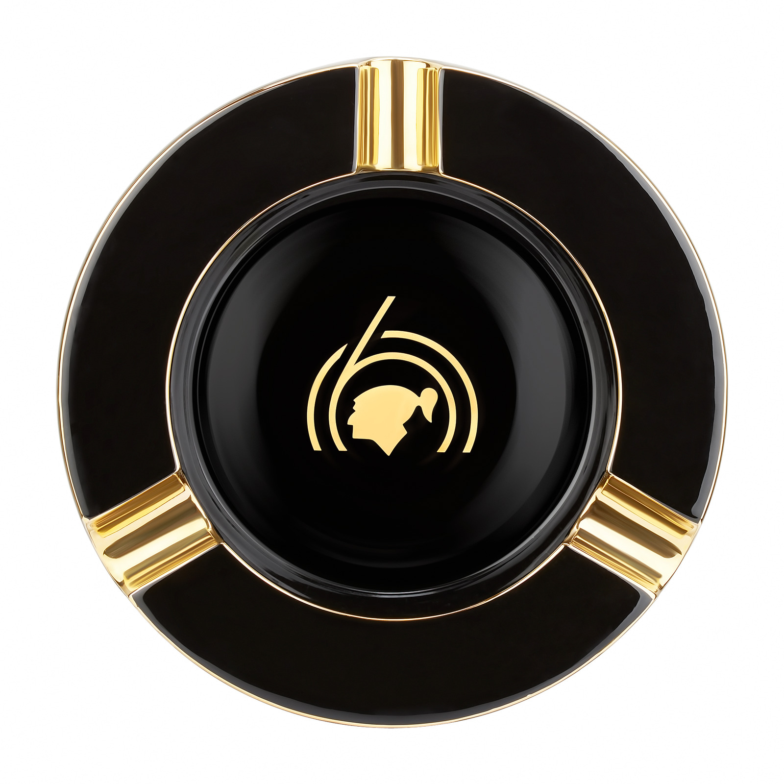 Ashtray XL Porcelain Cohiba 60 black