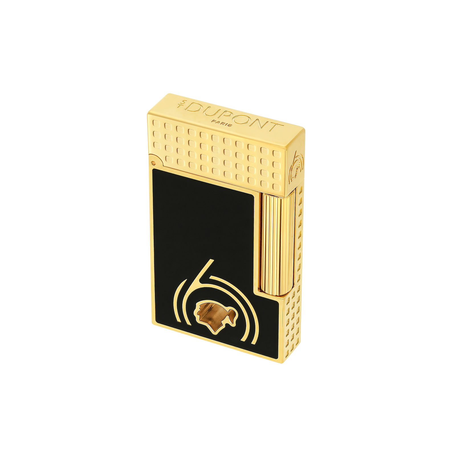 ligne 2 Lacquered lighter Cohiba 60 black view 4