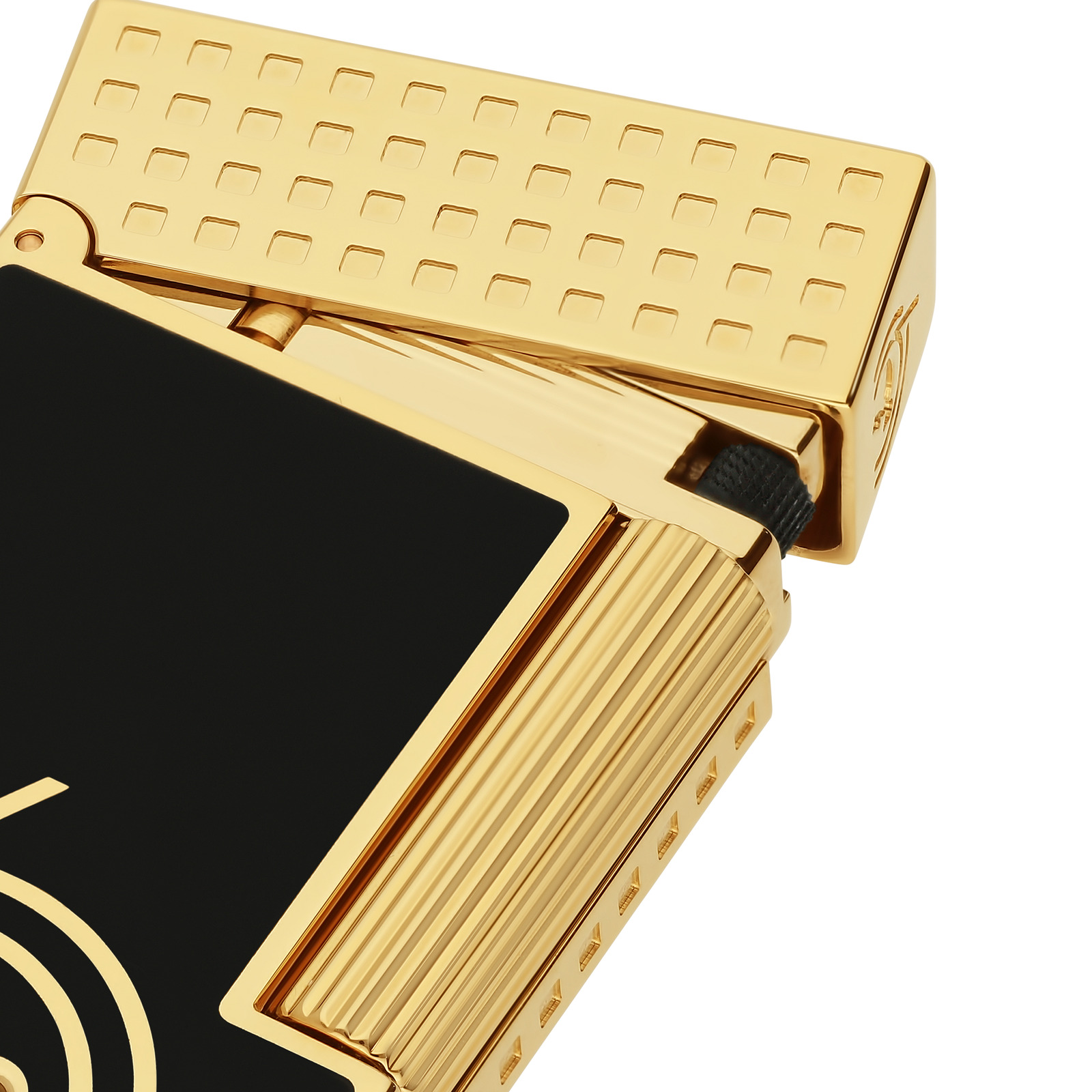ligne 2 Lacquered lighter Cohiba 60 black view 2