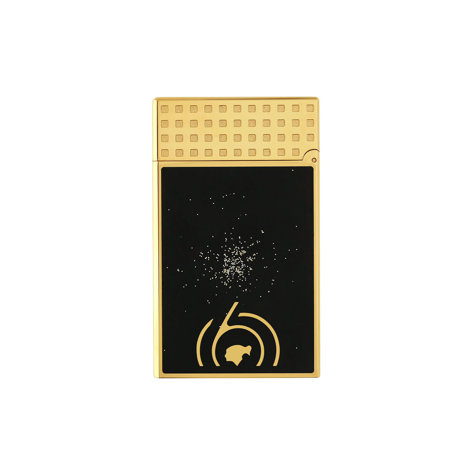 le grand dupont Lacquered lighter Cohiba 60 black view 3