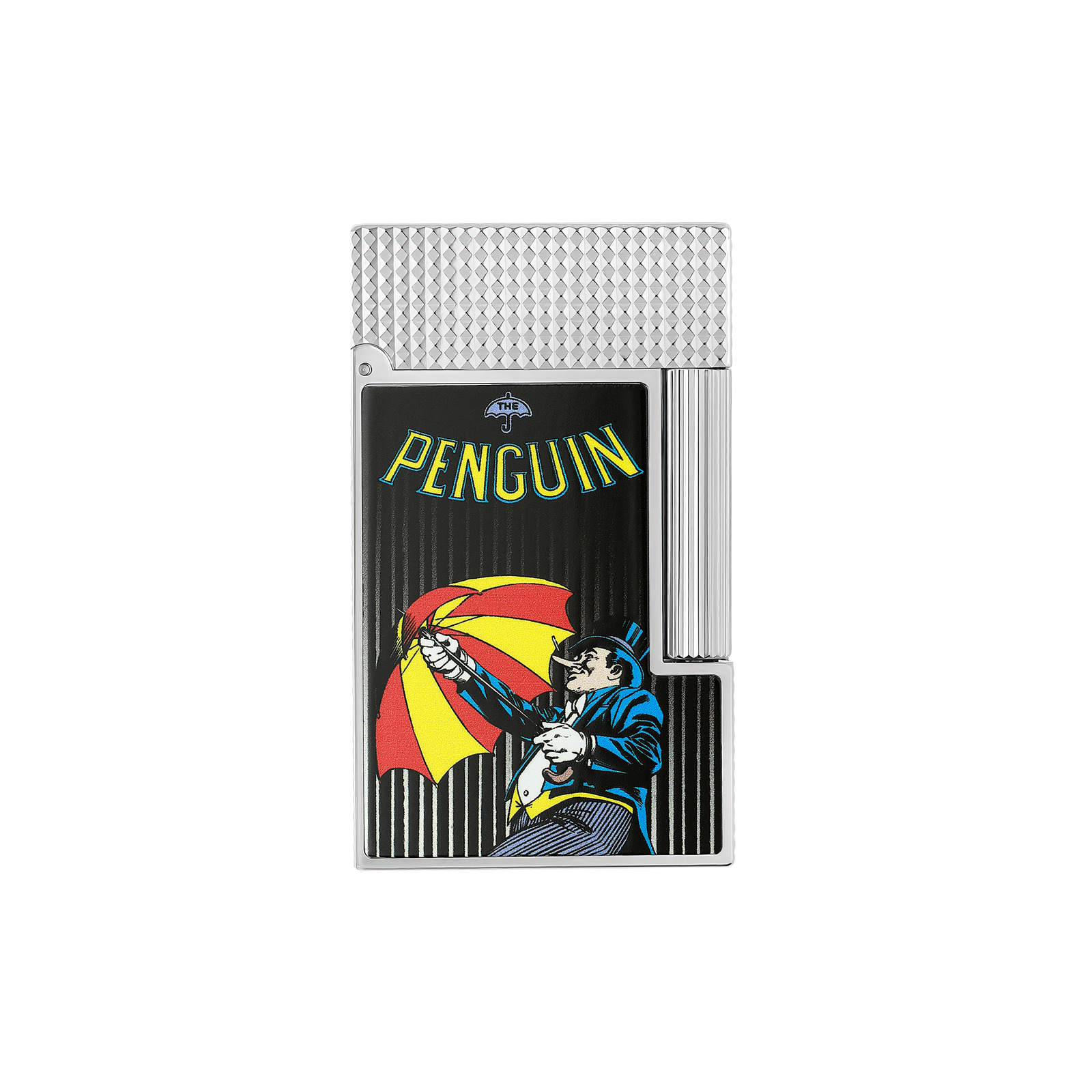 ligne 2 Lacquered lighter Pengouin black