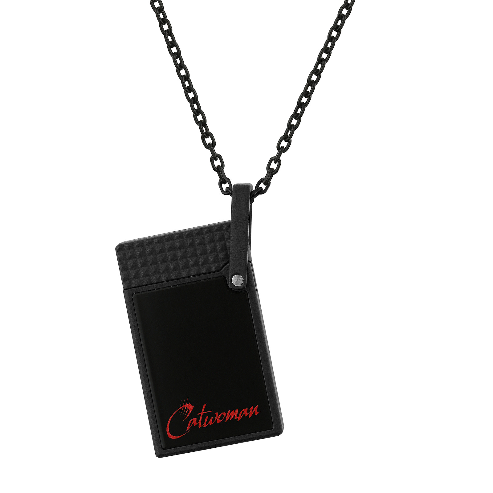 lighter necklace Lacquered Catwoman black DC COMICS view 4